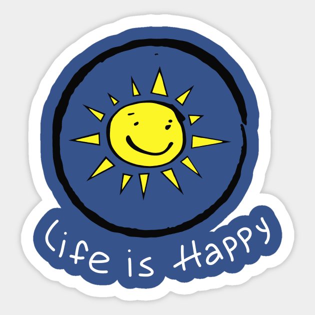 HAPPY Sticker by Belle Artwork